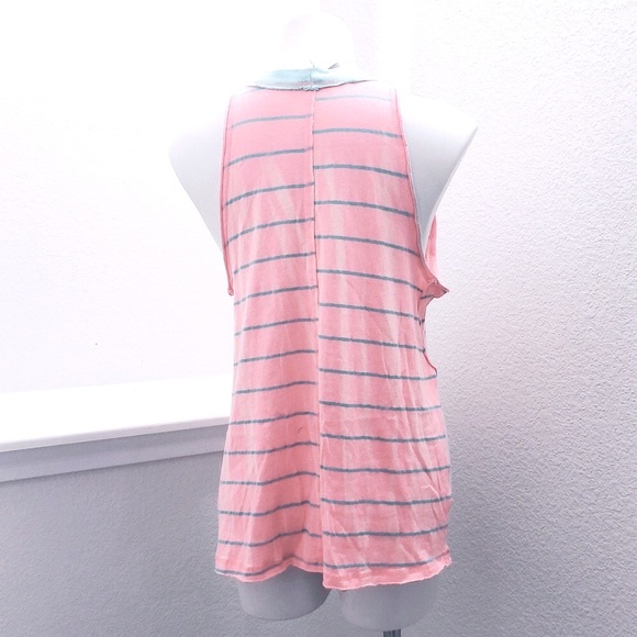 FP Movement Faded Pink Striped Tank Top Size M NWT - Picture 8 of 12